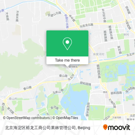 北京海淀区裕龙工商公司果林管理公司 map
