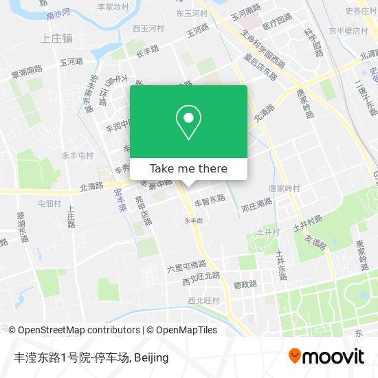 丰滢东路1号院-停车场 map