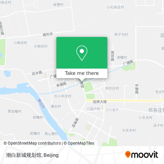潮白新城规划馆 map