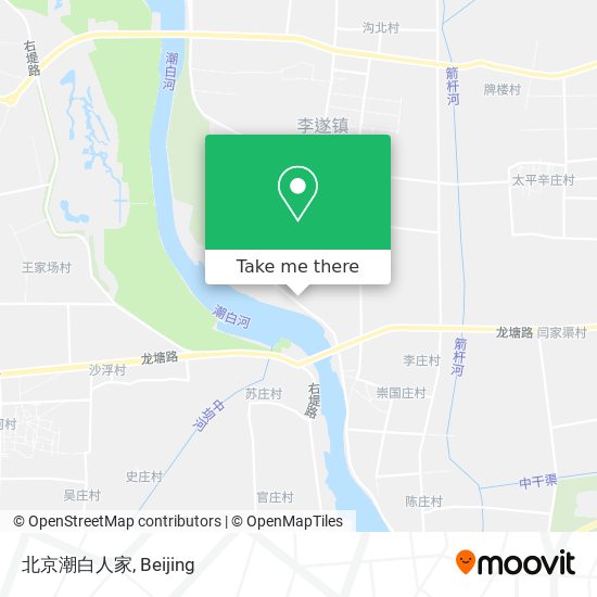 北京潮白人家 map
