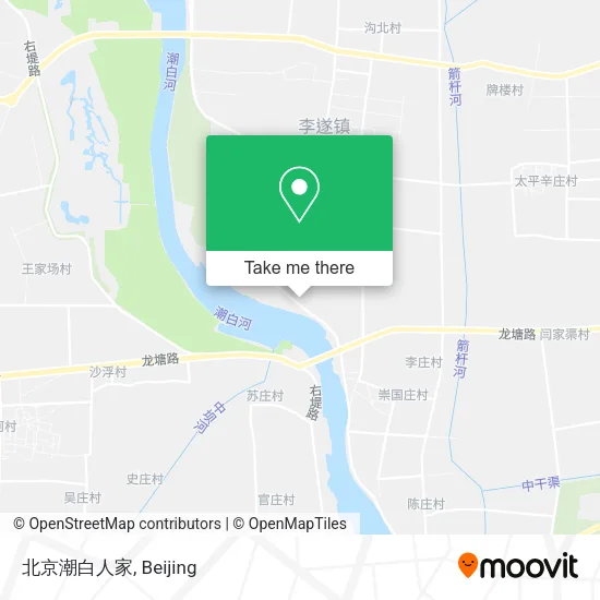 北京潮白人家 map