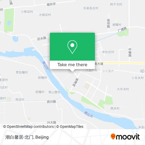 潮白馨居-北门 map
