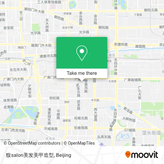 馥salon美发美甲造型 map