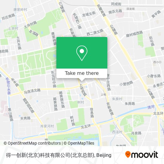 得一创新(北京)科技有限公司(北京总部) map