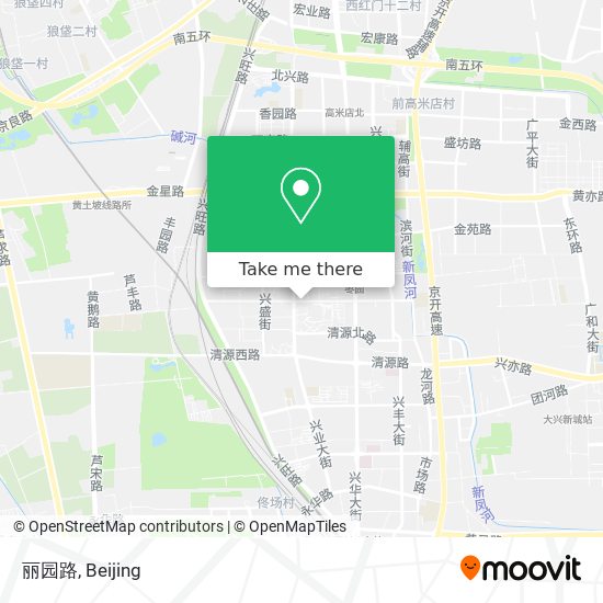 丽园路 map