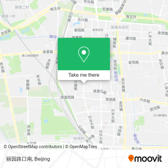 丽园路口南 map