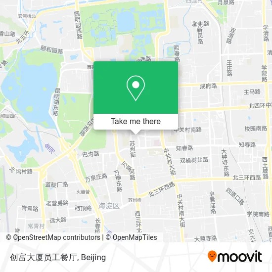 创富大厦员工餐厅 map