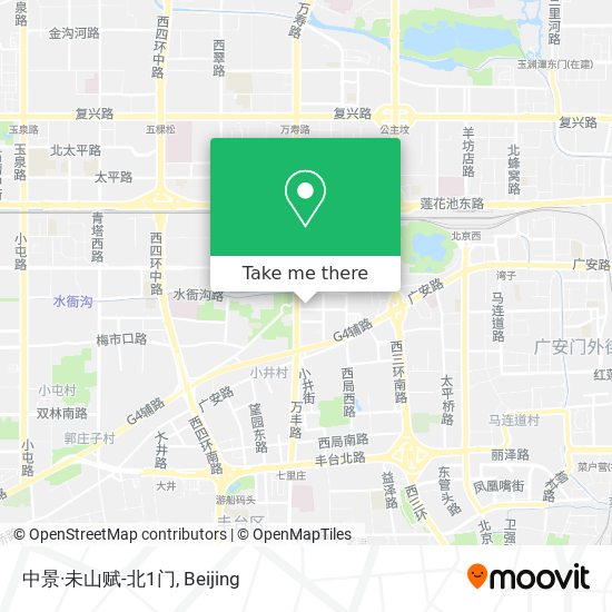 中景·未山赋-北1门 map
