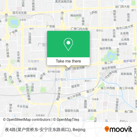 夜4路(菜户营桥东-安宁庄东路南口) map