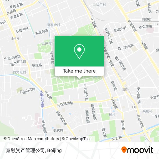 秦融资产管理公司 map