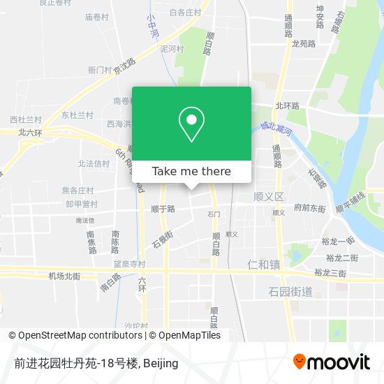 前进花园牡丹苑-18号楼 map