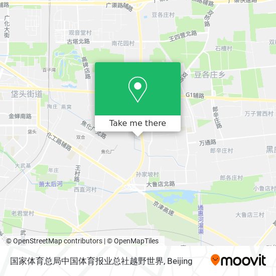 国家体育总局中国体育报业总社越野世界 map
