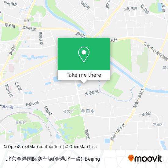 北京金港国际赛车场(金港北一路) map