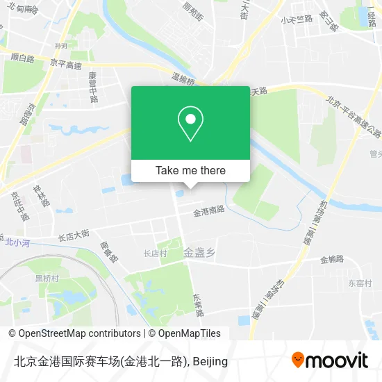 北京金港国际赛车场(金港北一路) map