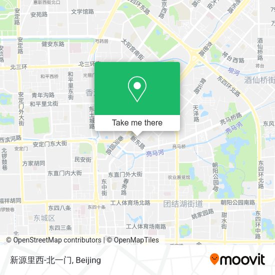 新源里西-北一门 map