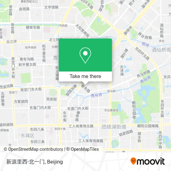 新源里西-北一门 map