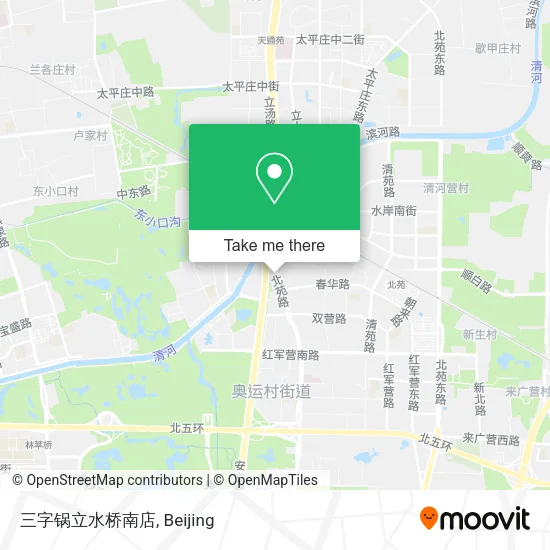 三字锅立水桥南店 map