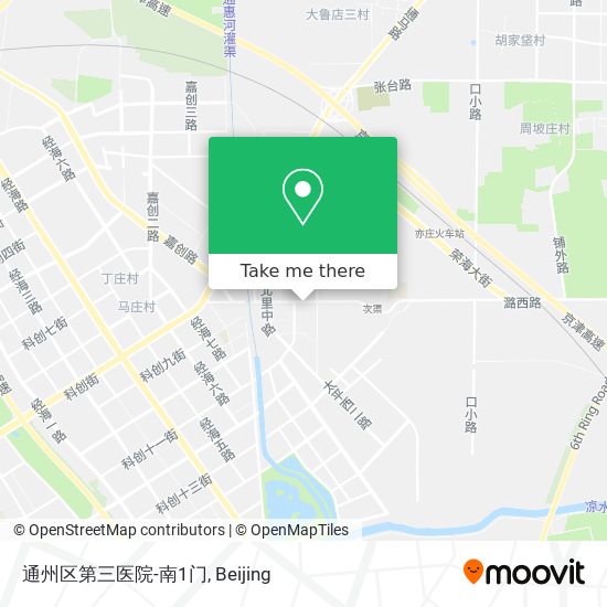 通州区第三医院-南1门 map