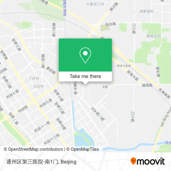 通州区第三医院-南1门 map