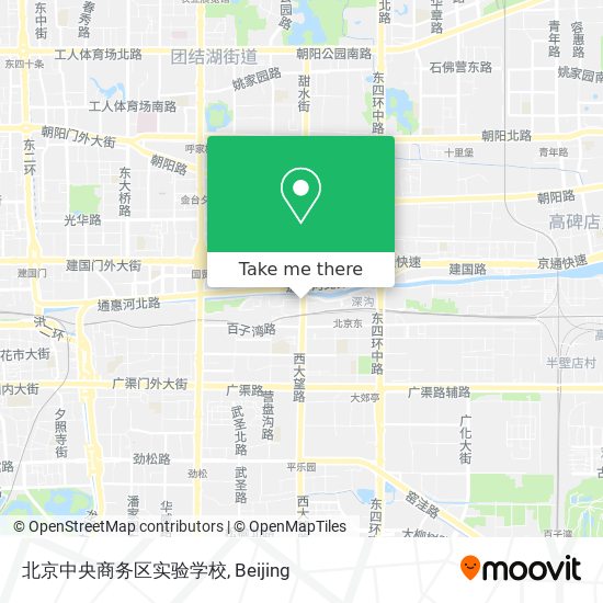 北京中央商务区实验学校 map