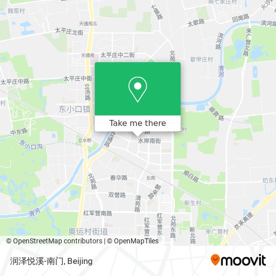 润泽悦溪-南门 map