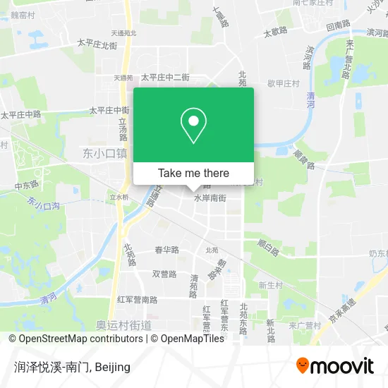 润泽悦溪-南门 map