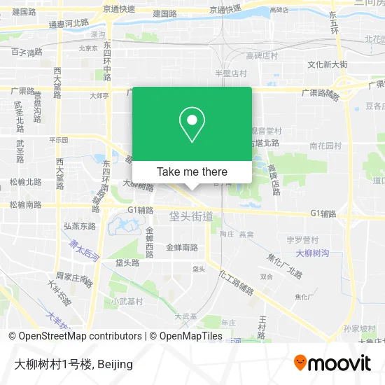 大柳树村1号楼 map
