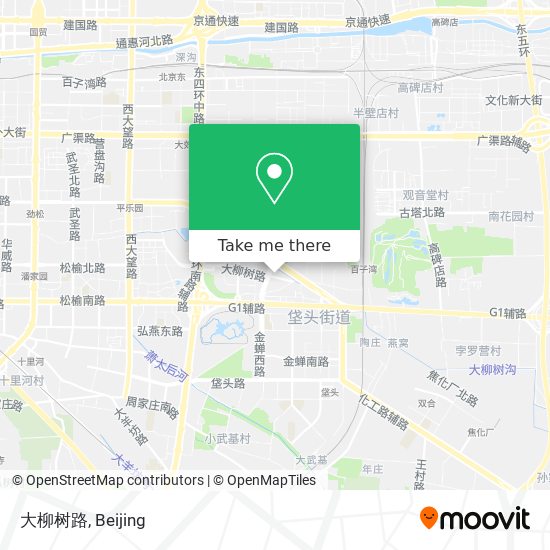 大柳树路 map