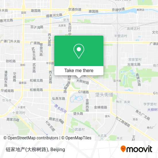 链家地产(大柳树路) map