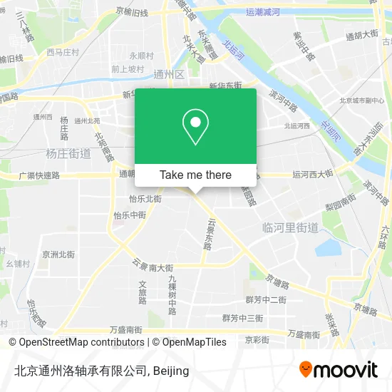 北京通州洛轴承有限公司 map