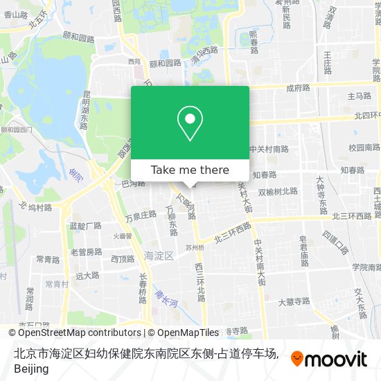 北京市海淀区妇幼保健院东南院区东侧-占道停车场 map