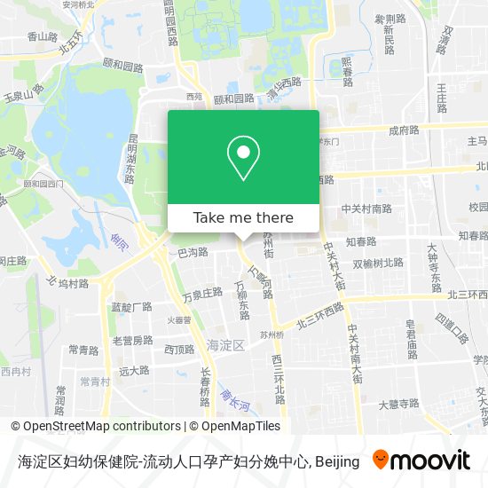 海淀区妇幼保健院-流动人口孕产妇分娩中心 map