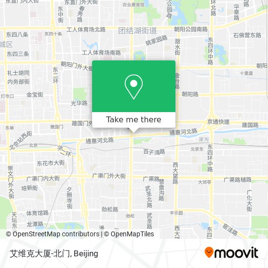 艾维克大厦-北门 map