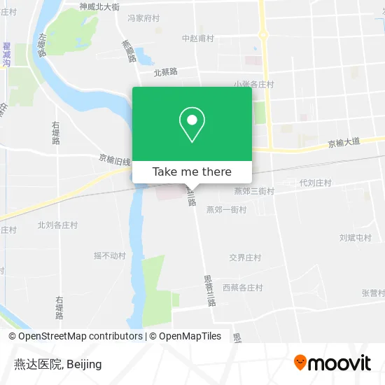 燕达医院 map