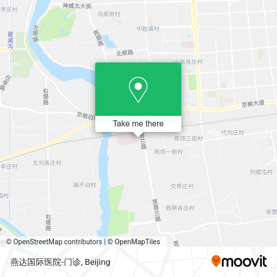 燕达国际医院-门诊 map