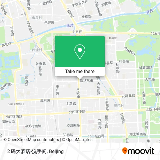 金码大酒店-洗手间 map