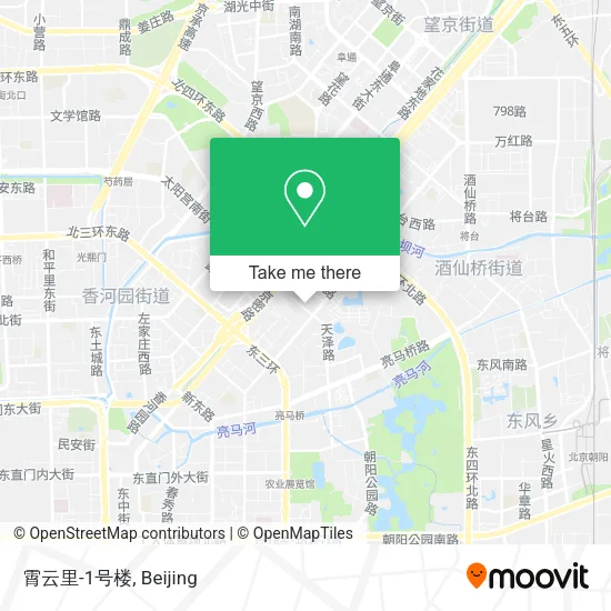 霄云里-1号楼 map