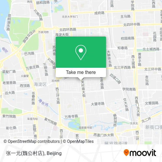 张一元(魏公村店) map