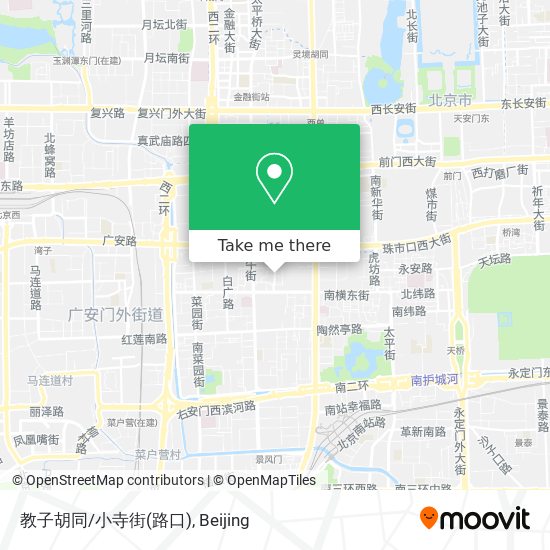 教子胡同/小寺街(路口) map