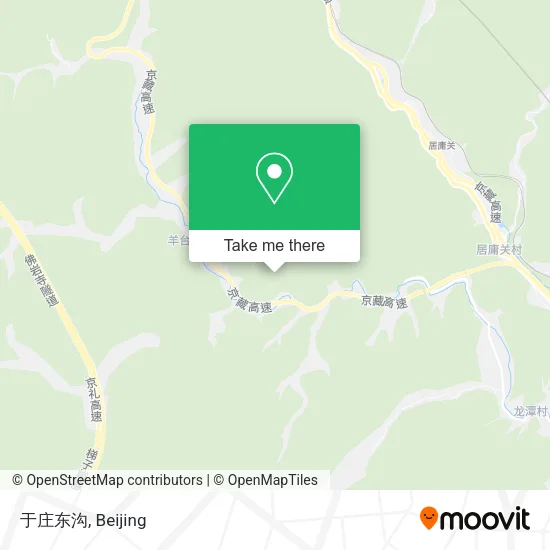 于庄东沟 map