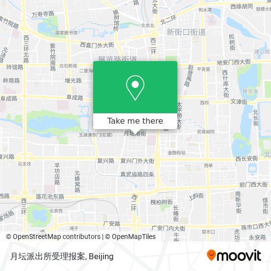 月坛派出所受理报案 map