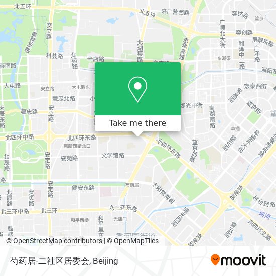 芍药居-二社区居委会 map