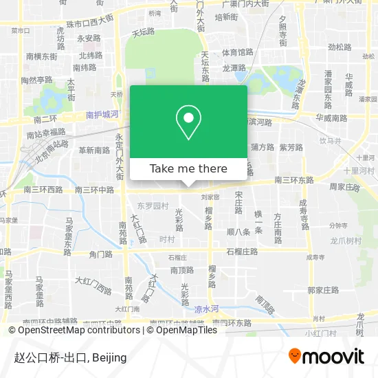 赵公口桥-出口 map