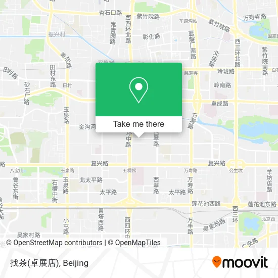 找茶(卓展店) map