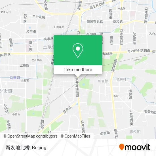 新发地北桥 map