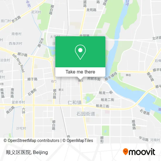 顺义区医院 map