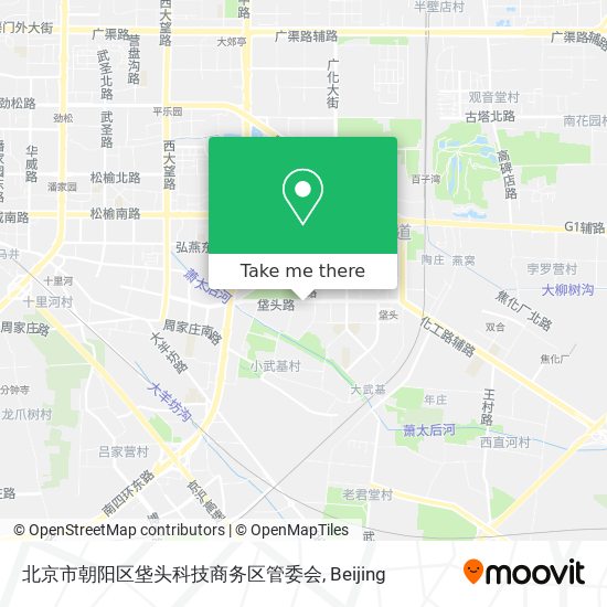 北京市朝阳区垡头科技商务区管委会 map
