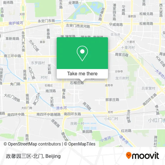 政馨园三区-北门 map