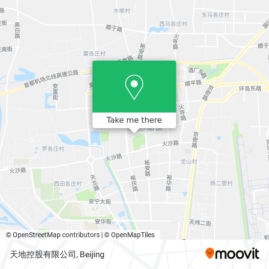 天地控股有限公司 map