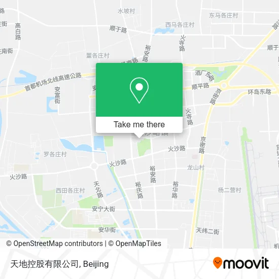 天地控股有限公司 map